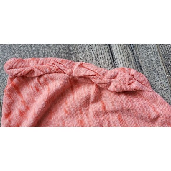 FREE PEOPLE WE THE FREE RED LOTUS ASTRID BURN OUT TEE SHIRT SIZE XTRA SMALL - Picture 10 of 10